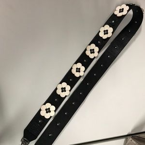 Rebecca Minkoff flower guitar strap